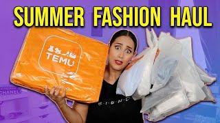 Temu PLUS SIZE Fashion Haul & Try On  Summer Essentials