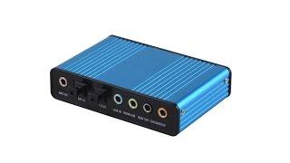 Usb To 5.1 External Sound Card PD550 CM6206LX Driver