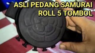 PEDANG SAMURAI ASLI JEPANG ROLL 5 TOMBOL