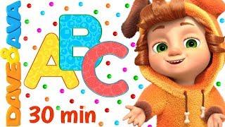  ABC Song + More Nursery Rhymes & Kids Songs  Dave and Ava 