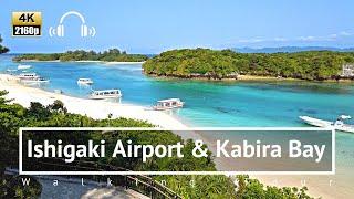 4KBinaural Ishigaki Airport & Kabira Bay Walking Tour - Okinawa Japan