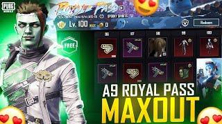 NEW A9 ROYAL PASS WITH FREE UPGRADE GUN AND MATERIALS