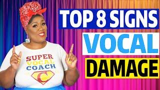 How to PROTECT your SINGING VOICE wVocal Coach 8 Signs of vocal damage