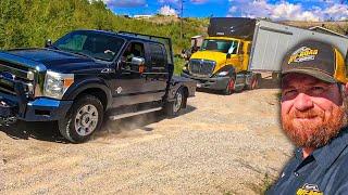 First Major Test For Blue Steel...30000 Pound Semi Truck