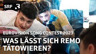 Remo Forrer lässt sich ein ESC-Tattoo stechen  Eurovision 2023  SRF 3