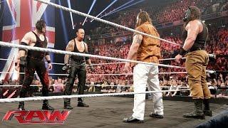 The Undertaker and Demon Kane reemerge to unleash hell upon The Wyatt Family Raw November 9 2015