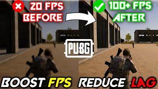 PUBG PC LATEST Lag fix  Increase FPS  PUBG PC Fps Boost Guide  Best Settings For PUBG  2022 