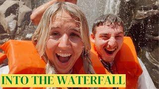 Boating UNDER Iguazu Falls BRAZIL