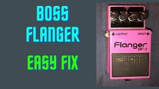 Broken BOSS Flanger Pedal - Easy Fix