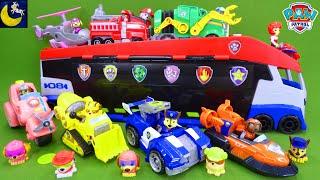 LOTS of Paw Patrol The Movie Toys Marshalls Transforming City Fire Truck Paw Patroller Vehicles