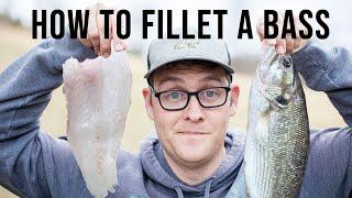 How to Fillet a Bass Spotted Bass