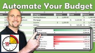 Excel Budget Template  Automate your budget in 15 minutes