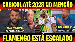 SABADÃO AGITADISSÍMO NO MENGÃO GABIGOL VAI RENOVAR ATÉ 2029 FLA ESCALADO FLAMENGO X CRICIUMA