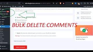 How to Bulk Delete SPAM Comments on WordPress Website