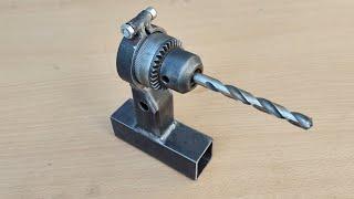good idea DIY homemade drilling machine that is rarely known