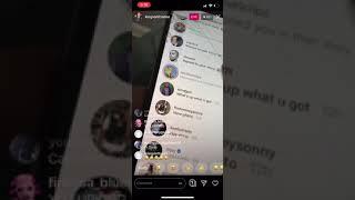KING VON CATCHES ASIAN CHEATING ON IG LIVE
