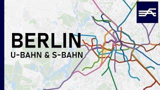 Evolution of the Berlin Rapid Transit U-Bahn S-Bahn 1902-2021 animation