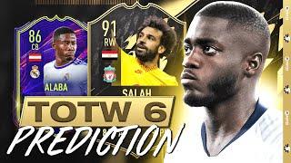 FIFA 22 TOTW 6 Predictions  Team of the Week  Full TOTW 6 Prediction Fifa 22