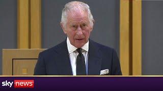 Wales King Charles addresses Parliament in Welsh