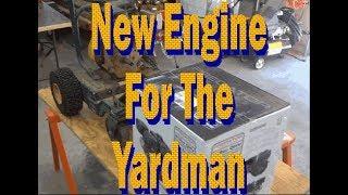 Chipper shredder engine replacement part 1 of 2