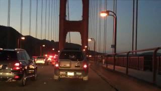 San Francisco & Golden Gate Bridge Driving Time Lapse
