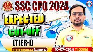 SSC CPO 2024  SSC CPO Expected Cut Off 2024  Tier 1  Based On Students Data  By Ankit Bhati Sir