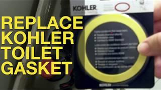 Replace Kohler Toilet GasketSeal and Stop That Leak Five Minute Fix