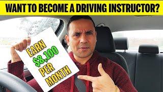 INCOME OF A DRIVING INSTRUCTOR - Know how much they make? Its a well-paying occupation