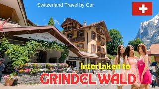 SWISS Valley I Interlaken - GRINDELWALDDrive in 4K with ASMR Sounds