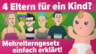 4 Eltern für ein Kind? Mehrelterngesetz einfach erklärt