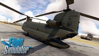 Miltech CH47 Chinook - First Look Review - MSFS.