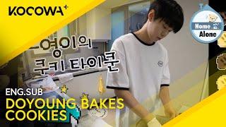 Its Time To Bake  DOYOUNG Bakes 150 Cookies For Chuseok  Home Alone EP564  KOCOWA+