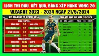 Lịch Thi Đấu Kết Quả Bảng Xếp Hạng Vòng 20 V.League 2023 - 2024 Ngày 215  Cuộc Chiến Đỉnh Bảng