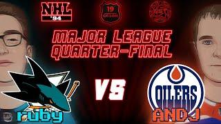 NST. NHL 94 ONLINE. SEASON 19. Stanley Cup Playoffs. 14 finals. ruby SJ vs. ANDJ EDM