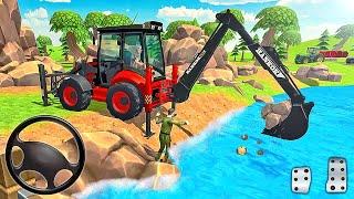 Village JCB Excavator Simulator - Offroad Construction Games 2021 - Android Gameplay