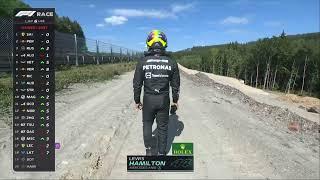 Lewis Hamilton Walks a Lonely Road
