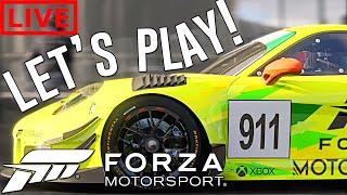  LIVE  FORZA MOTORSPORT Launch Day Stream with wheel