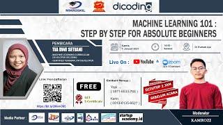Webinar  Machine Learning 101 Step by Step for Absolute Beginners