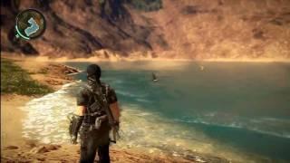 Just Cause 2 Easter Eggs - Whale and Shark