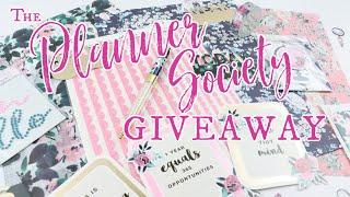 ️January 2024 Planner Society Giveaway Planner Pen Washi and More