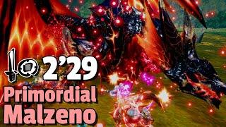 Sword and Shield absolutely bullies Primordial Malzeno  SnS Solo 229  【MHRise Sunbreak】