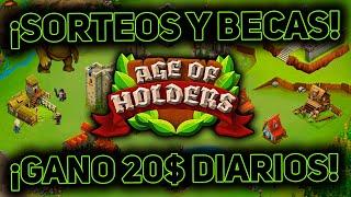 AGE OF HOLDERS. ¡SORTEOS Y BECAS ¡GANO 20$ DIARIOS SE VIENEN LOS CLANES. #bsc