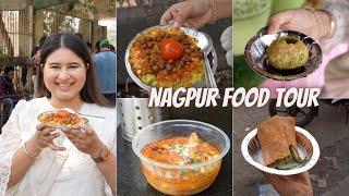 Best NAGPUR Food Tour Part 1  Tarri Poha Saoji Chicken Chole Bhature Patodi & More