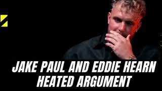 Eddie Hearn rips Jake Paul in an interview