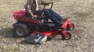 Zero turn mower video