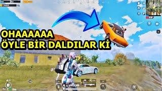 OHA ADAMLAR UÇARAK DALDI  BATUR GAME YARGI  SOLO VS SQUAD PUBG MOBİLE