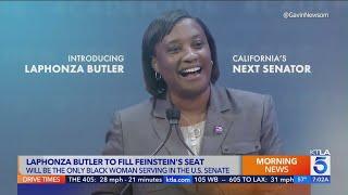 California governor names Laphonza Butler former Kamala Harris adviser to Feinstein Senate seat