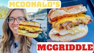 HOW TO MAKE A MCGRIDDLE ON THE PIT BOSS ULTIMATE GRIDDLE  McDonalds McGriddle