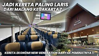 KERETA PALING WORTH IT & BANYAK DIMINATI‼️Naik KA Majapahit Ekonomi New Generation Malang - Jakarta