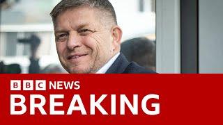 Slovak Prime Minister Robert Fico shot in Handlova  BBC News